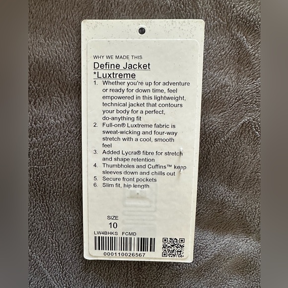NWOT Lululemon Define Jacket - Picture 15 of 16